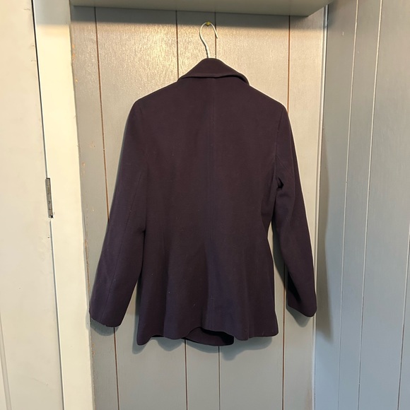 Calvin Klein Wool Trench Coat Size P4 - Picture 3 of 4